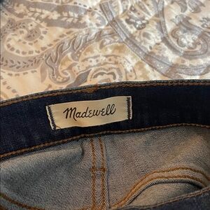 Madewell Cali Denim Boot Dark Blue Denim Jeans